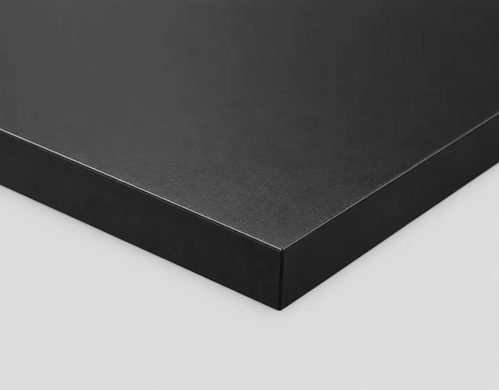 Detalhe da borda e da superfície — UV Preto